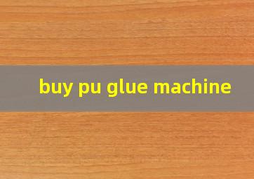 buy pu glue machine
